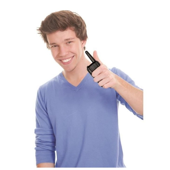 LEXIBOOK Talkie-Walkies noirs 8 kilometres de portée