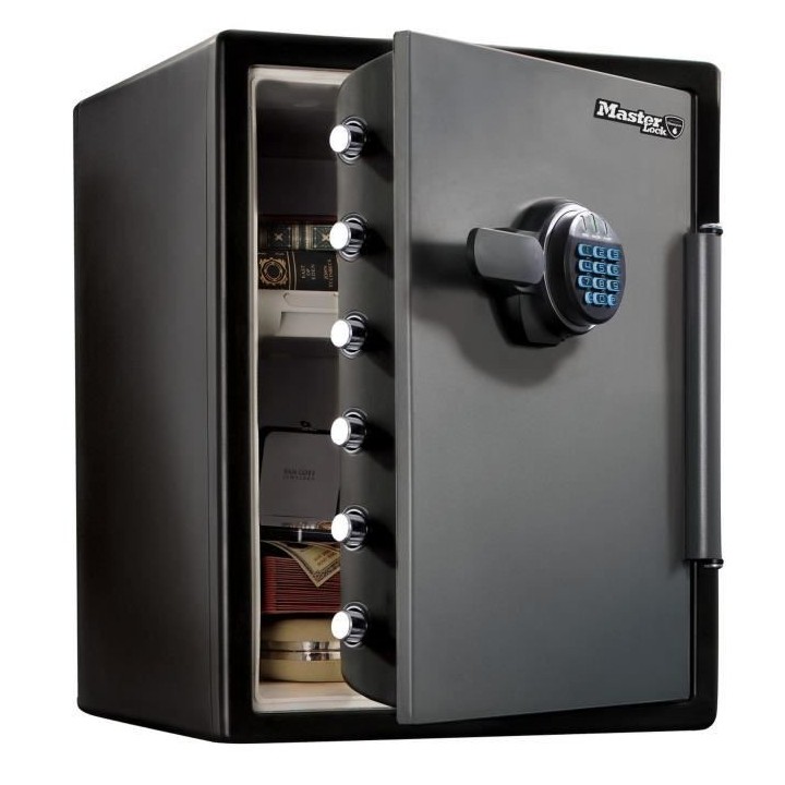 MASTER LOCK Coffre-fort sécurité a combinaison électronique - Noir