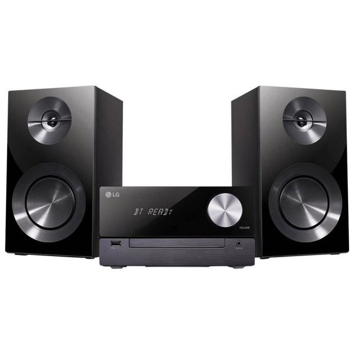 LG CM2460DAB - Micro-chaîne CD 100W - Bluetooth, lecteur USB, DAB+ -