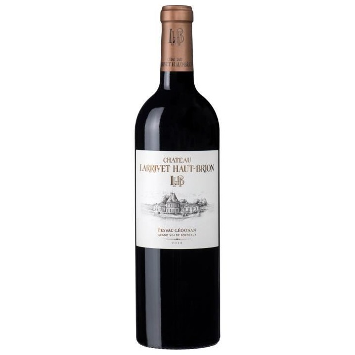 Château Larrivet-Haut-Brion 2018 Péssac-Léognan - Vin rouge de Bord