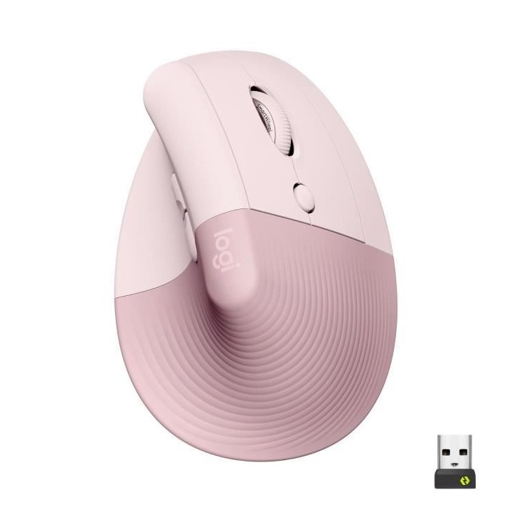 Souris Sans Fil Logitech Lift Ergonomique Verticale, Bluetooth ou réc