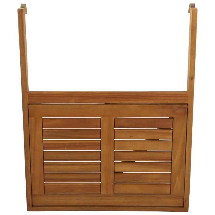 BEAU RIVAGE Table de balcon suspendu en bois d'acacia FSC - 64 x 44 x