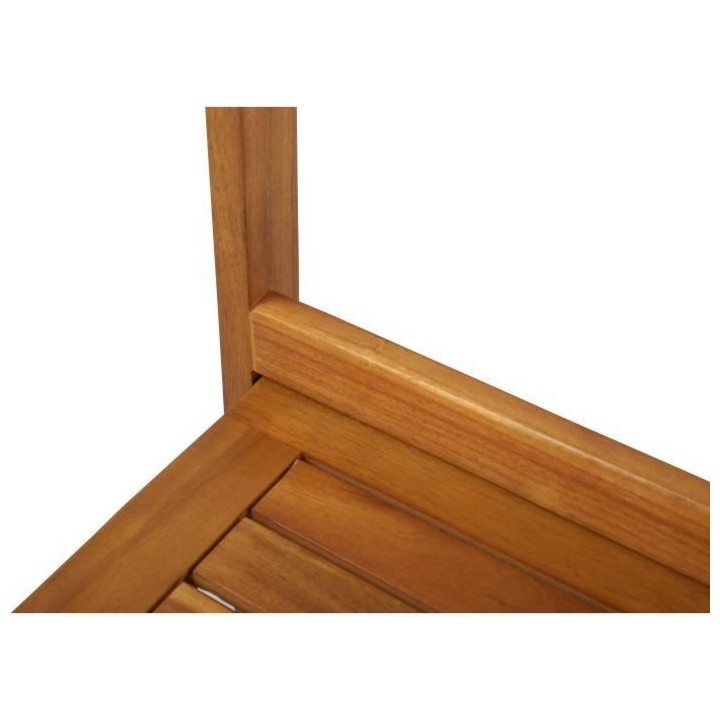 BEAU RIVAGE Table de balcon suspendu en bois d'acacia FSC - 64 x 44 x