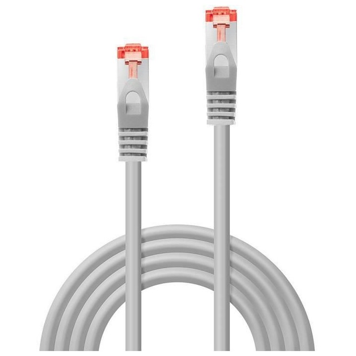 LINDY - 47343 - Câble réseau Gris Cat.6 S/FTP, 1,5m