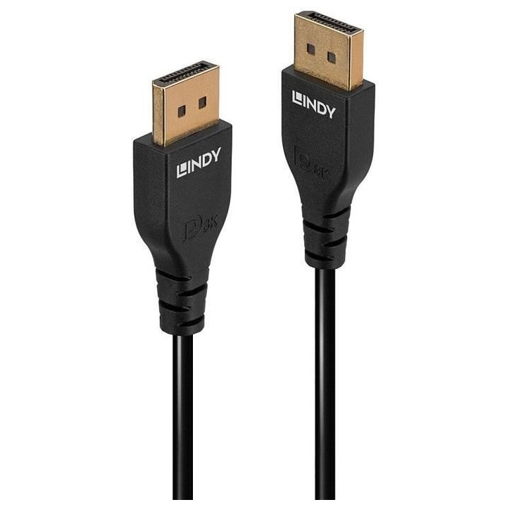 LINDY - 36462 - Câble Slim DisplayPort 1.4, 2m