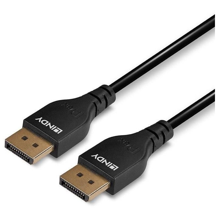 LINDY - 36462 - Câble Slim DisplayPort 1.4, 2m