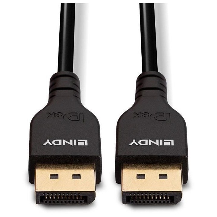 LINDY - 36462 - Câble Slim DisplayPort 1.4, 2m
