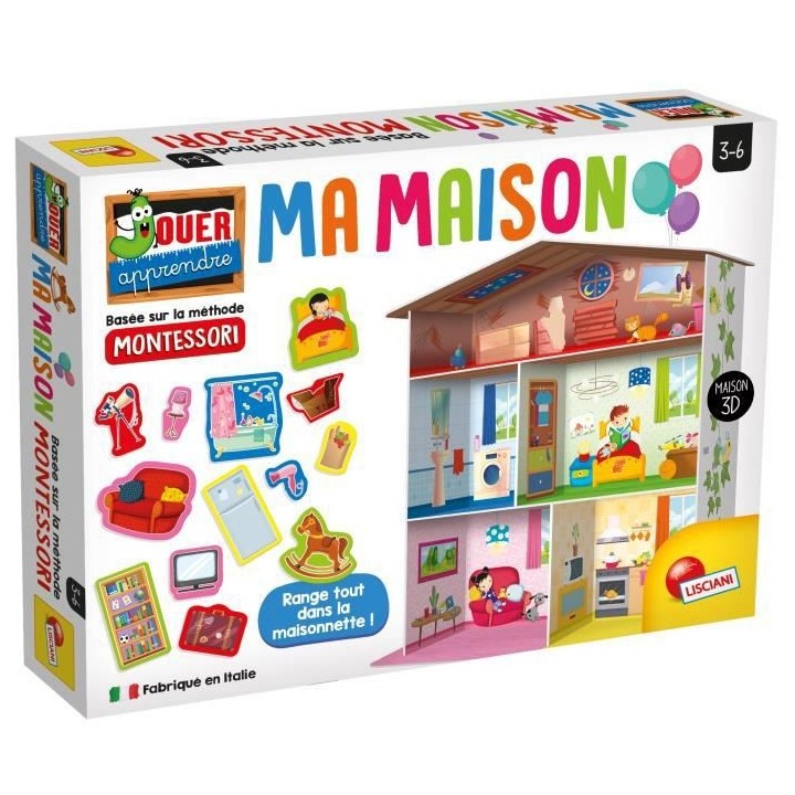 LISCIANI GIOCHI Montessori maxi ma maison - A partir de 3 ans
