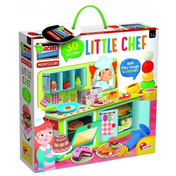 LISCIANI GIOCHI Montessori Little Chef 3D 76840