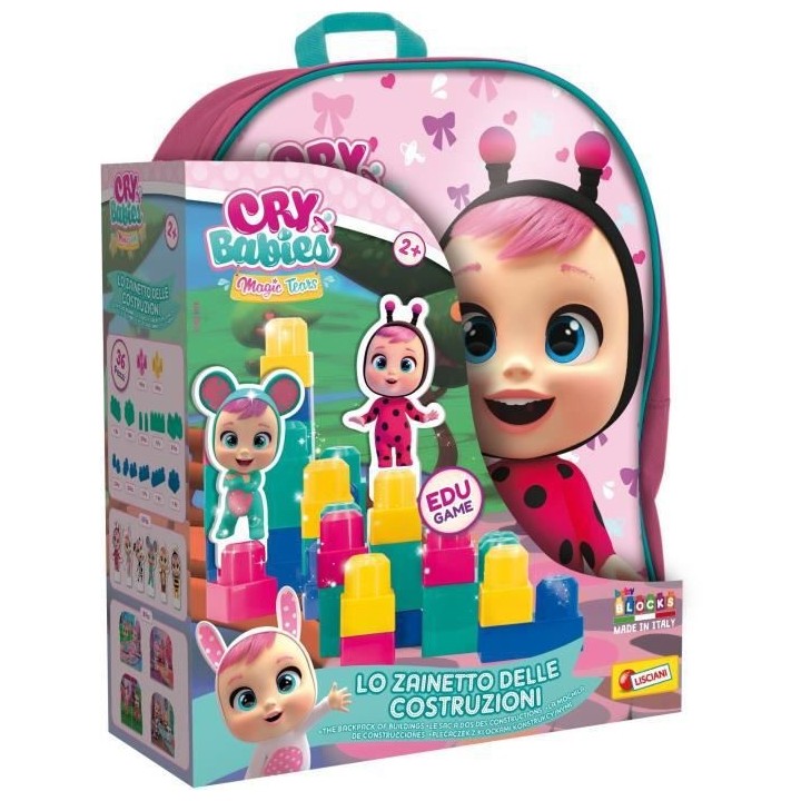 LISCIANI GIOCHI Cry Babies Sac a dos Baby