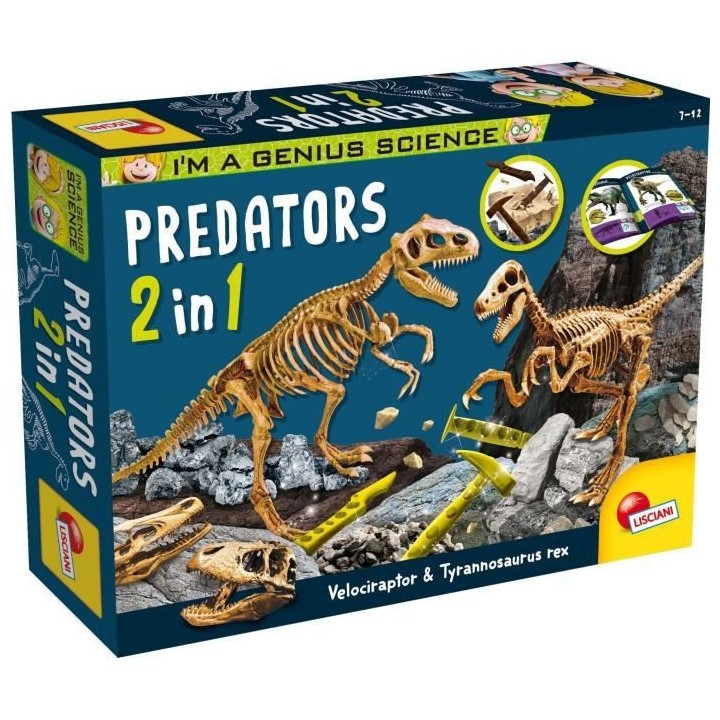 LISCIANI GIOCHI I'M A Genius Predators 2 en 1