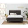 LISBOA Ensemble matelas + sommier + pieds - 160 x 200 cm - 30 cm