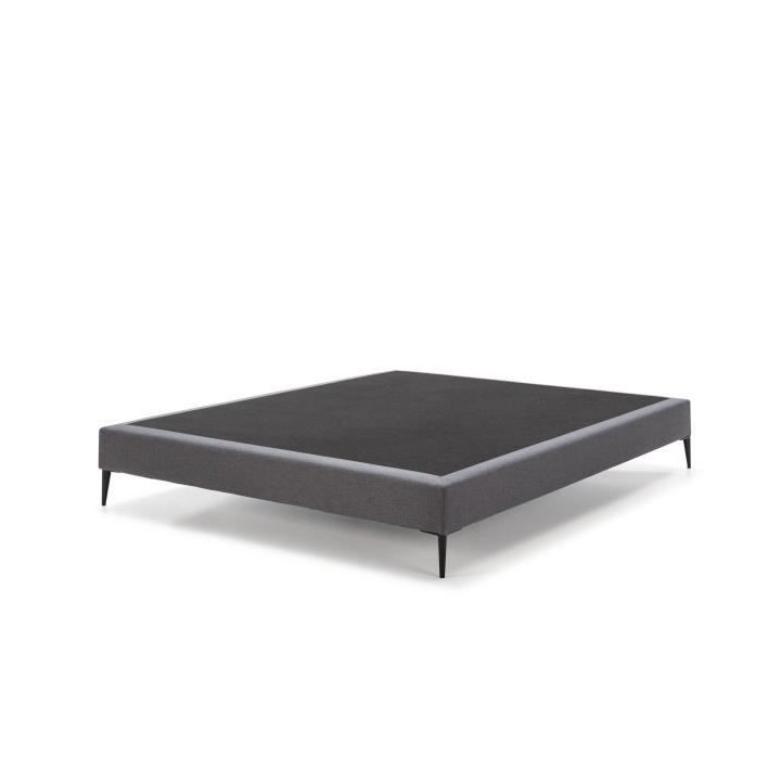 LISBOA Ensemble matelas + sommier + pieds - 160 x 200 cm - 30 cm