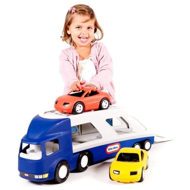 Little Tikes - Grand Porte-Voitures avec 2 Voitures de Sport - A parti