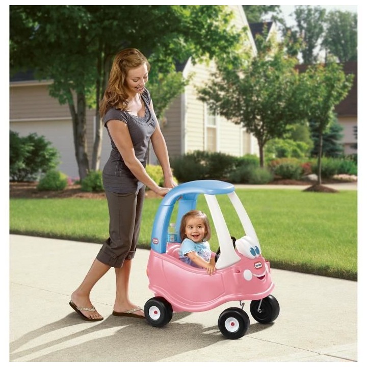 Little Tikes - Trotteur et Porteur Cozy Coupe Princesse - Rose - A par