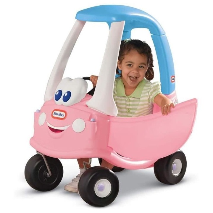 Little Tikes - Trotteur et Porteur Cozy Coupe Princesse - Rose - A par