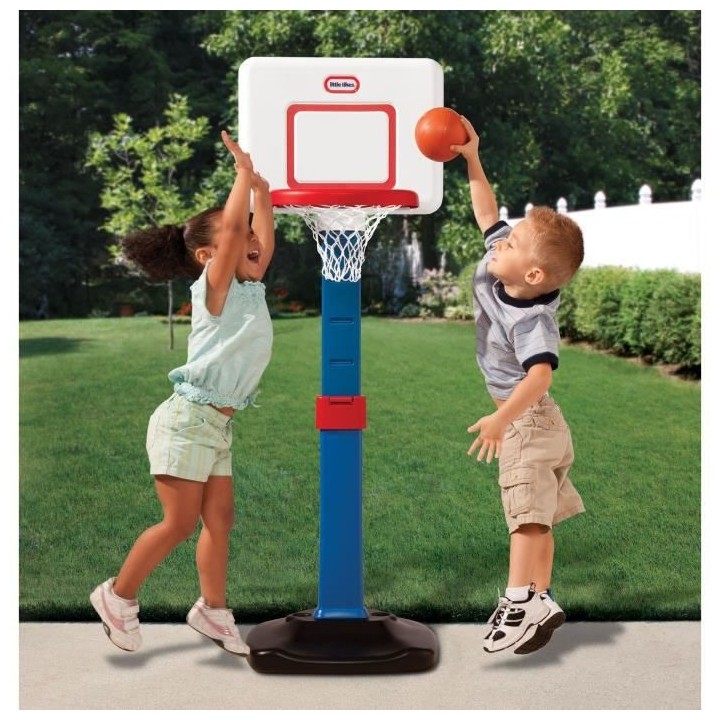 Little Tikes - Panier de Basket Ajustable avec 1 Ballon - A partir de