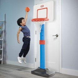 Little Tikes - Panier de Basket Ajustable avec 1 Ballon - A partir de 18 mois