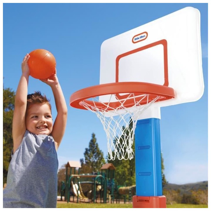 Little Tikes - Panier de Basket Ajustable avec 1 Ballon - A partir de