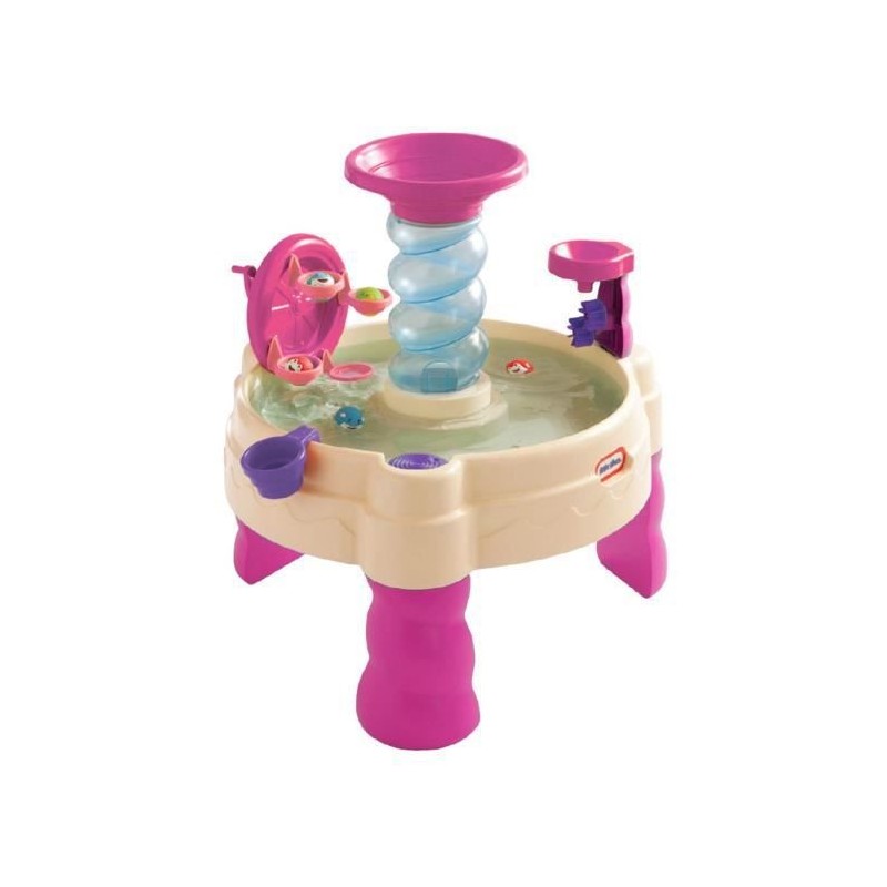 Little Tikes - Table de Jeux d'Eau Rose - Tornades Folles