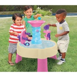 Little Tikes - Table de Jeux d'Eau Rose - Tornades Folles