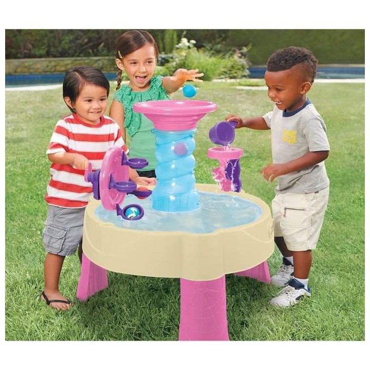 Little Tikes - Table de Jeux d'Eau Rose - Tornades Folles