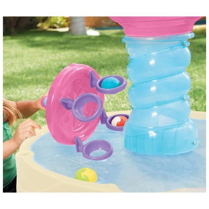 Little Tikes - Table de Jeux d'Eau Rose - Tornades Folles