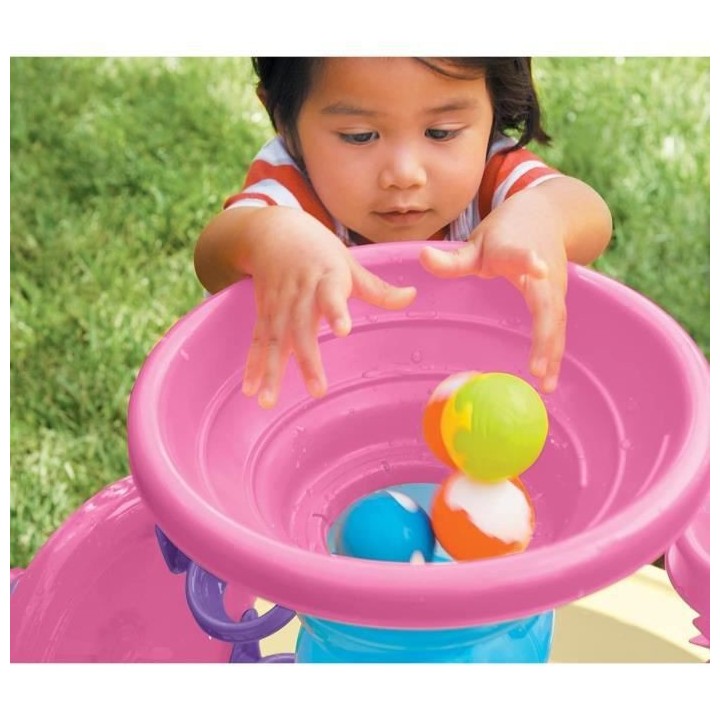 Little Tikes - Table de Jeux d'Eau Rose - Tornades Folles