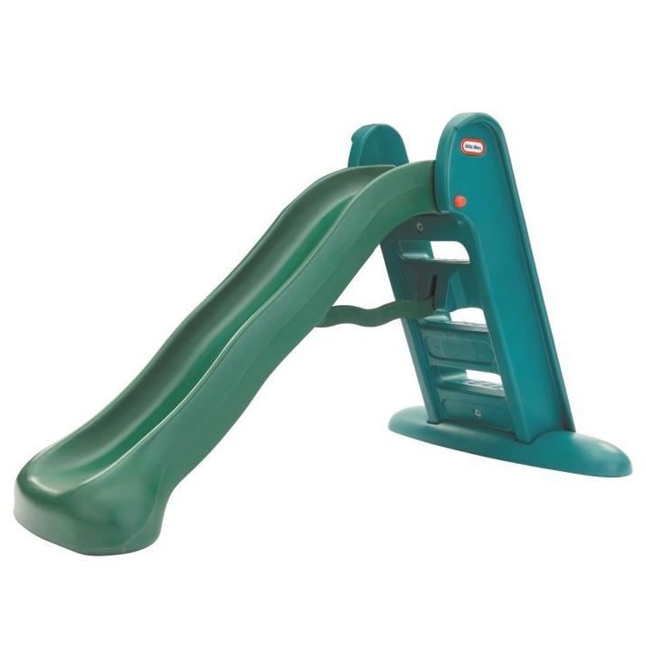 Little Tikes - Grand Toboggan Go Green en Plastique Recyclé - Pour Ex