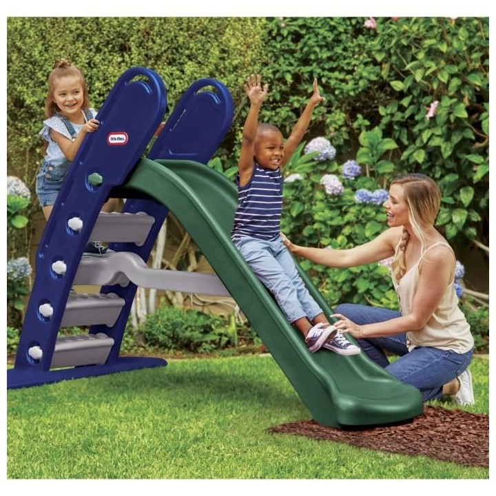 Little Tikes - Toboggan Géant - Colori Jungle - Pour Extérieur ou In