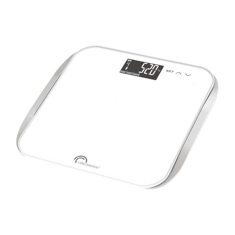 LITTLE BALANCE Pese personne Imc Wave - 180 kg / 100 g - LCD