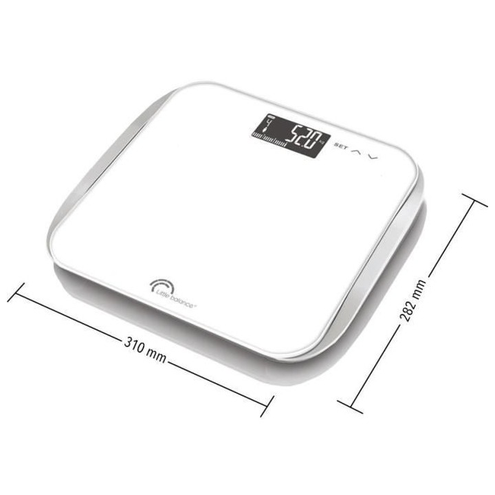LITTLE BALANCE Pese personne Imc Wave - 180 kg / 100 g - LCD