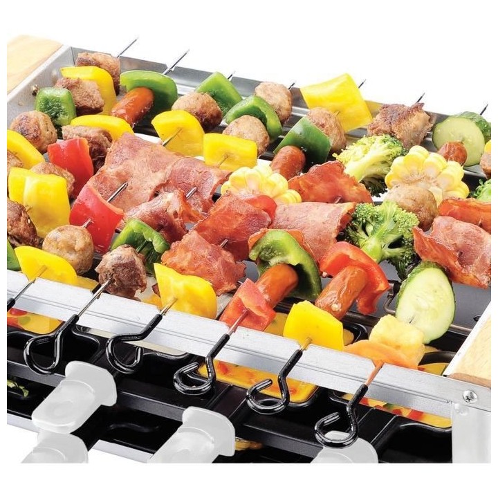 LITTLE BALANCE 8263 Raclette Alpes 1200-8, Raclette Grill Brochettes