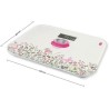 LITTLE BALANCE 8328 Kinetic, Pese-personne sans pile, Rechargeable par son bouton Little Balance, 180 kg / 100 g, Floral