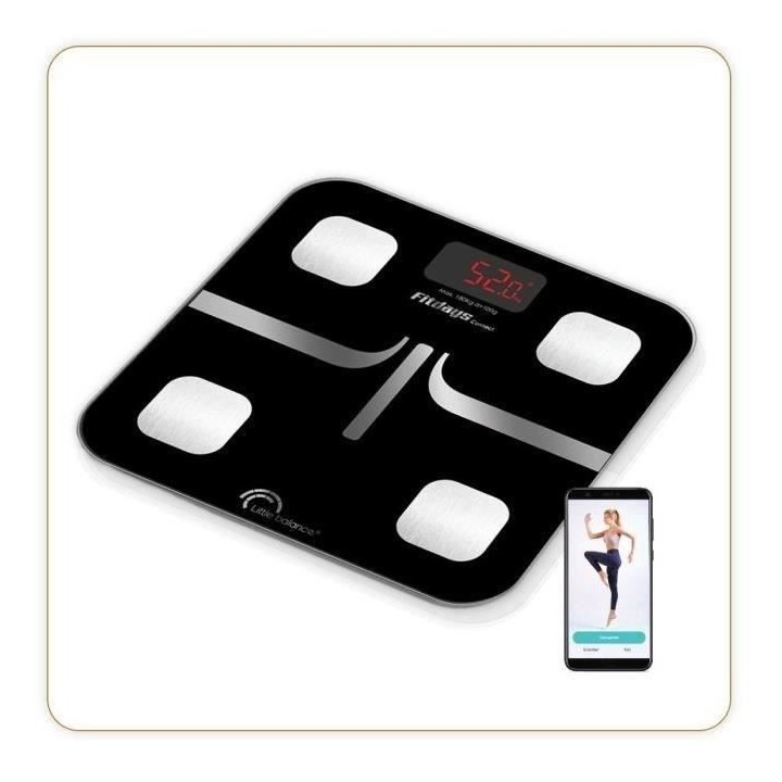 Pese-personne impédancemetre connecté - LITTLE BALANCE 8353 Connect