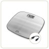 LITTLE BALANCE 8416 Inox Soft USB, Pese-personne sans pile, Rechargeable USB, 180 kg / 100 g, Inox