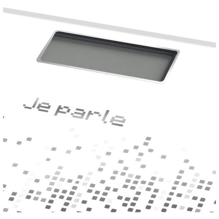 LITTLE BALANCE Pese-personne parlant Voice 180kg / 100g - Noir