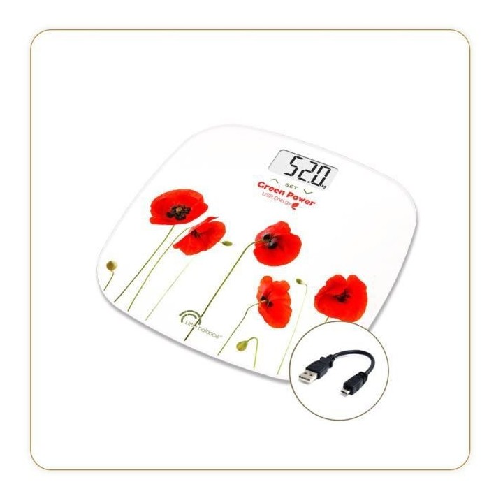 LITTLE BALANCE 8449 IMC Soft USB, Pese personne sans pile, Rechargeabl