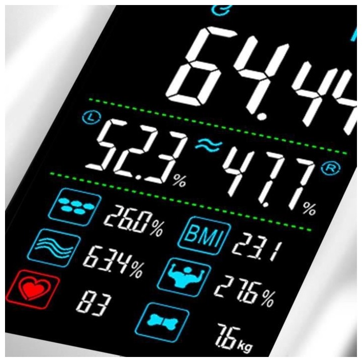 LITTLE BALANCE Pese-personne impédancemetre connecté blanc 180kg / 1