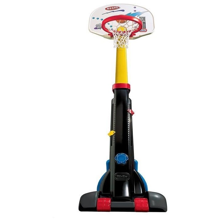 Little Tikes - Grand Panier de Basket Ajustable avec 1 Ballon Junior