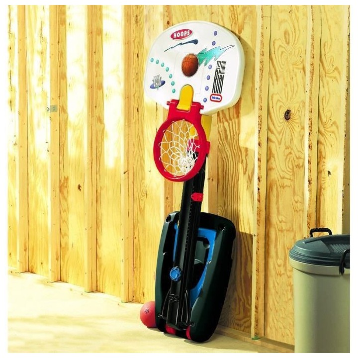 Little Tikes - Grand Panier de Basket Ajustable avec 1 Ballon Junior