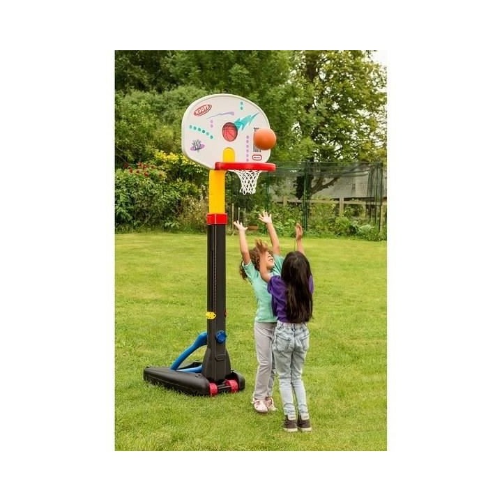Little Tikes - Grand Panier de Basket Ajustable avec 1 Ballon Junior