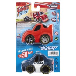 Little Tikes - Coffret de 2 Voitures Crazy Fast a Rétro Friction - Voitures de Courses