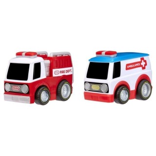 Little Tikes - Coffret de 2 Voitures Crazy Fast a Rétro Friction - Vo