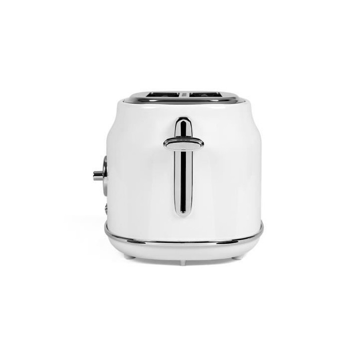 LIVOO DOD181W Grille-pains rétro - 2 fentes - 815W - Thermostat régl