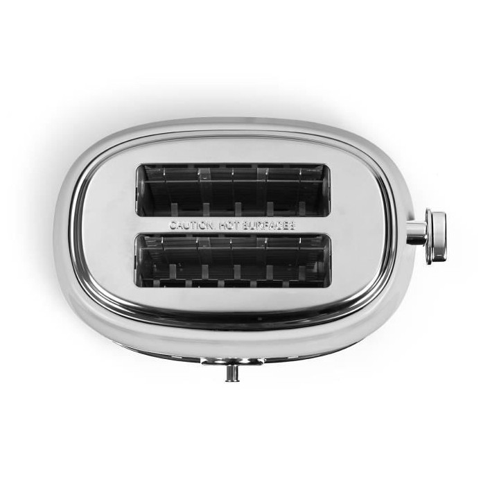 LIVOO DOD181W Grille-pains rétro - 2 fentes - 815W - Thermostat régl