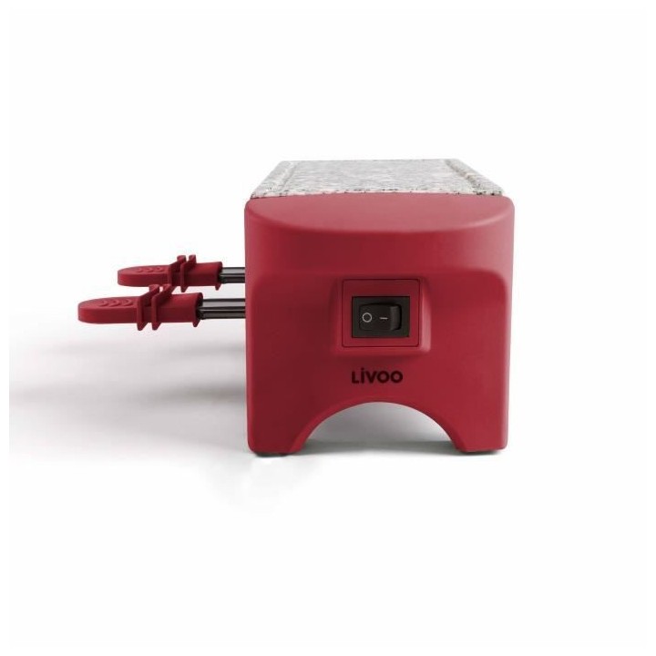 LIVOO DOC156RC - Appareil a raclette 2 personnes - 350W - Plateau amov