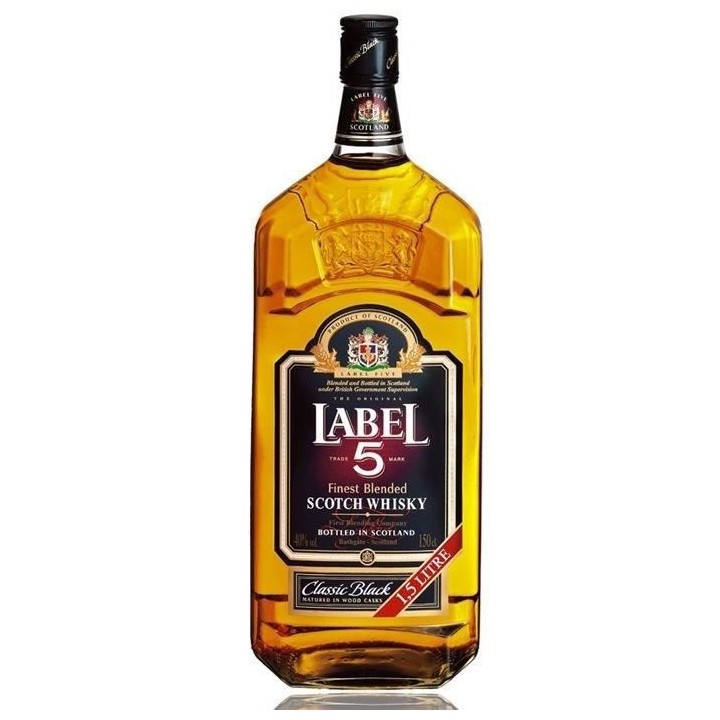 Whisky Label 5 - Blended whisky - Ecosse - 40%vol - 150cl