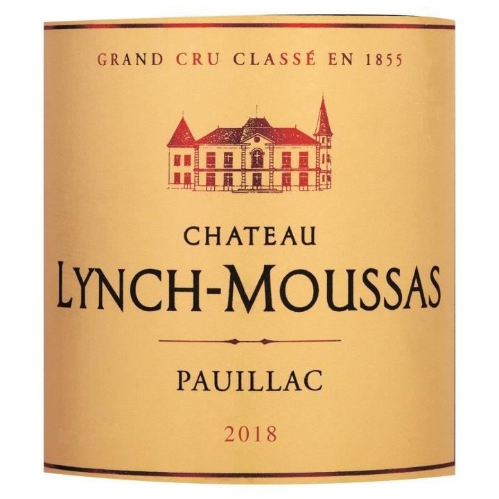 Château Lynch-Moussas 2018 Pauillac - Vin rouge de Bordeaux