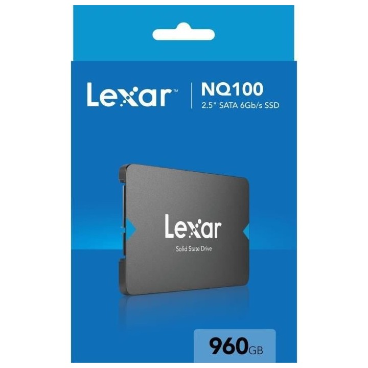 Disque SSD Interne - LEXAR - NQ100 - 960Go - (LNQ100X960GRNNNG)